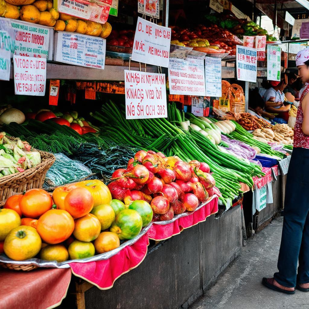 Nhung mon an va san vat dac trung tai Cho Mai Phu Vang
